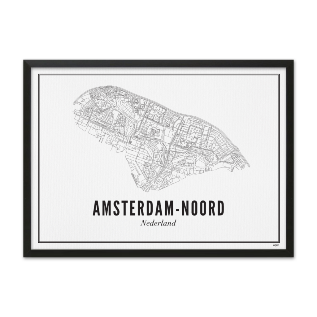 Poster von Amsterdam - Noord | WIJCK.